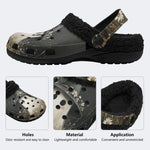 Gothic Ghost Daisy - Fur Lined Slippers/Sandals