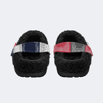 Unisex Classic Print - Fur Lined Slippers/Sandals