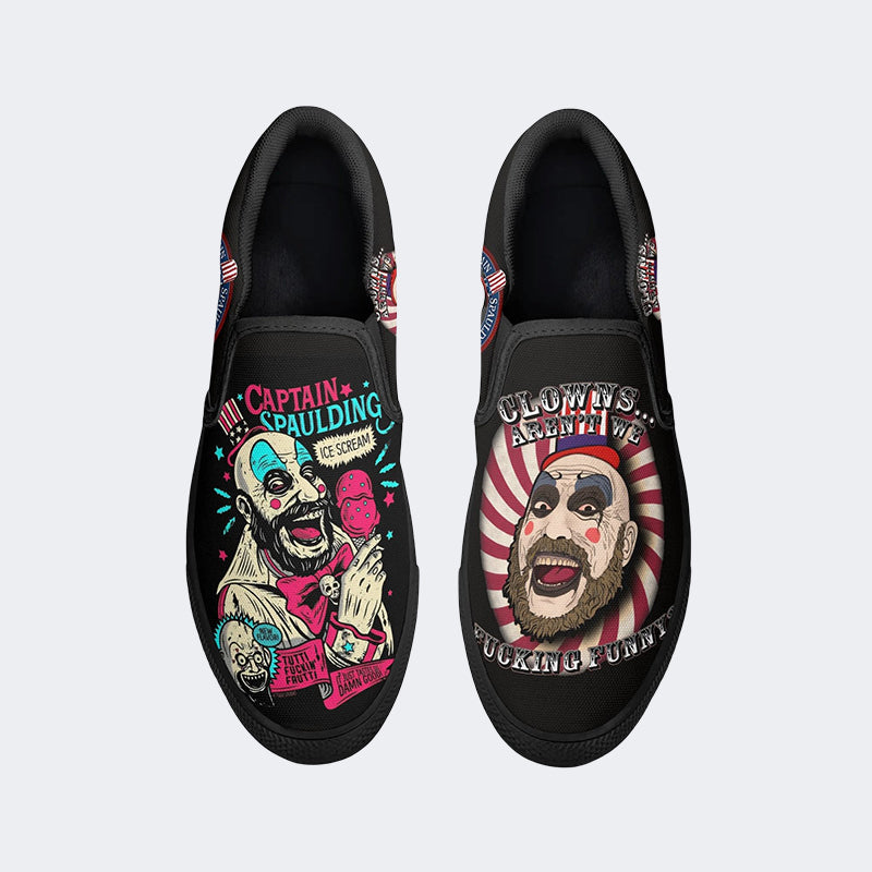 Horror Print - Slip On Shoes