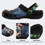 Unisex Horror Print - Fur Lined Slippers