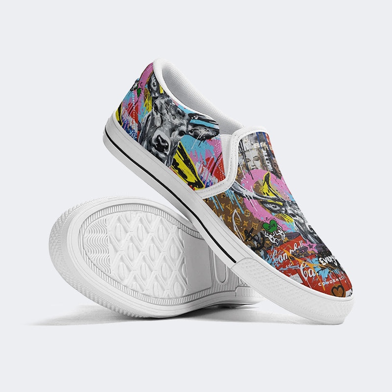 Everything Is Possible Print - Slip On Shoes