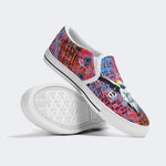 Unisex Greek Statue Graffiti Art Print - Slip On Shoes