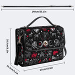 Fantastic Beasts Print - Leather Satchel Bag
