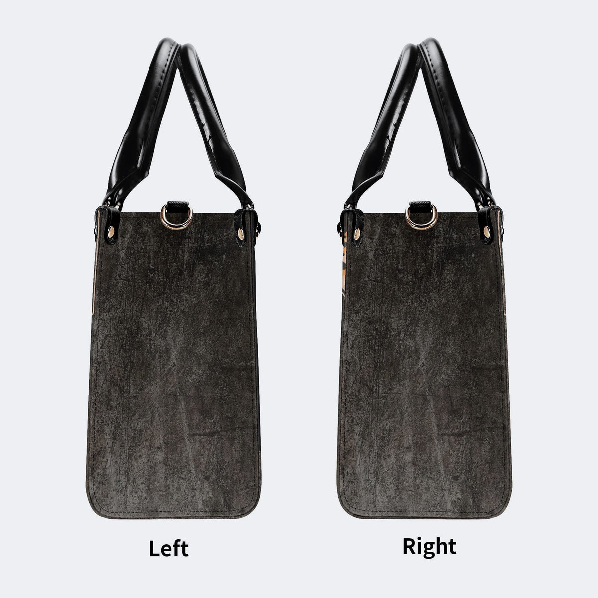 Vintage Death Moth Print - Leather Handbag