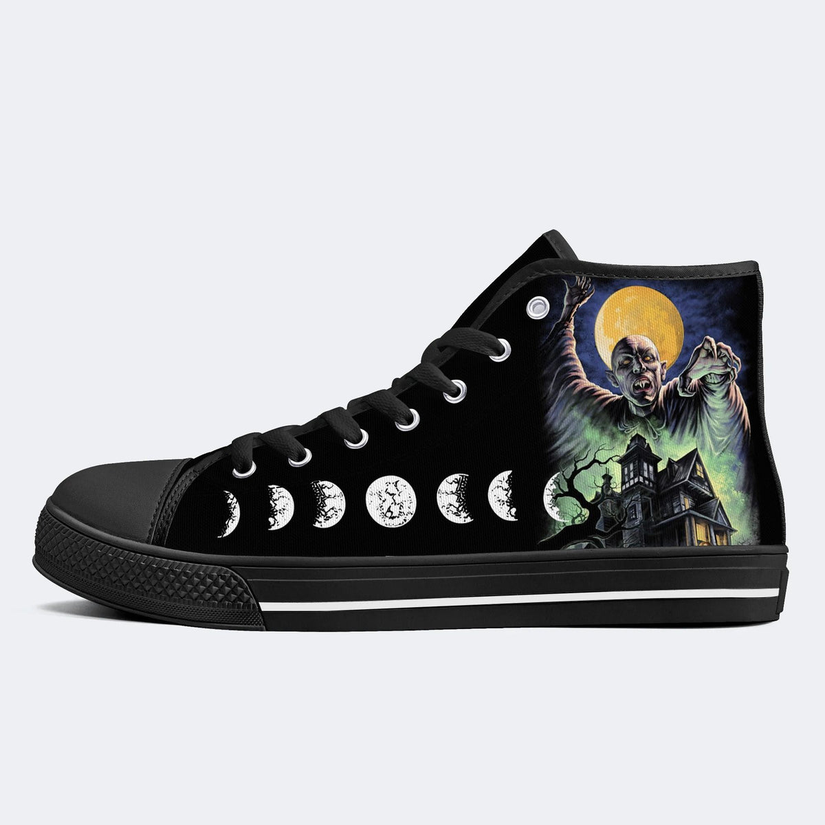 Halloween Horror Movies Print - High Top Canvas