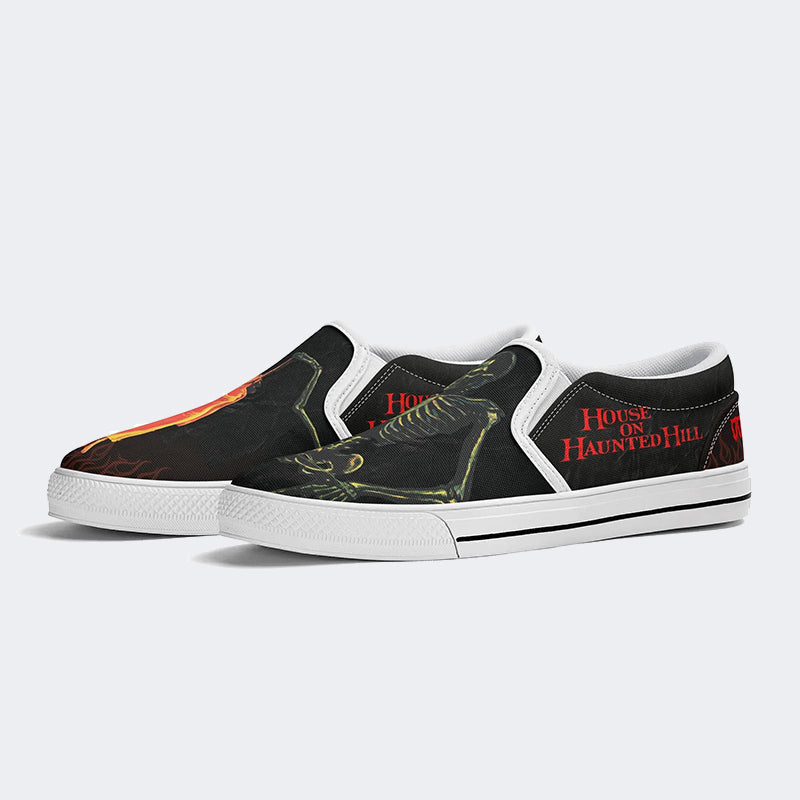 Unisex Horror Movie Print - Slip On Shoes