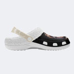 Jesus Wept Retro Print - Fur Lined Slippers/Sandals