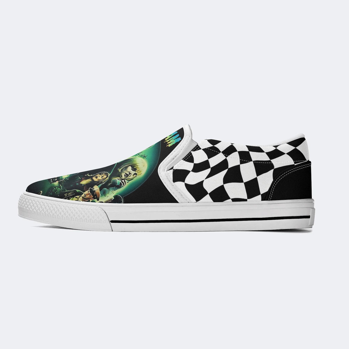 Horror Movie Graphic - Slip On Shoes