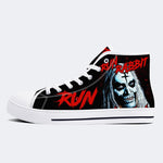 Horror Rabbit Run - High Top Canvas