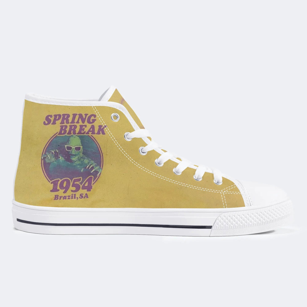 Spring Break 1954 Creature Unisex Klassisch - High Top Canvas