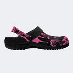 Spooky Pink Ghostface - Fur Lined Slippers/Sandals