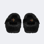 Flaming Death Moth - Fur Lined Slippers/Sandals