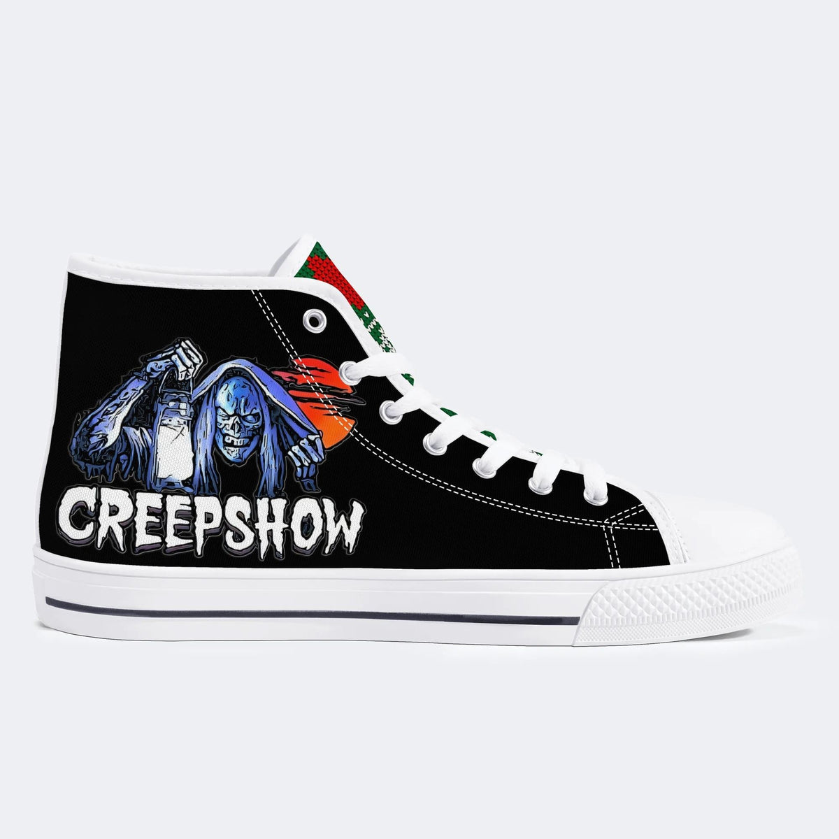 Horror Movie Vintage Graphic Print - High Top Canvas