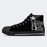 Unisex Tattoos Druck - High Top Canvas