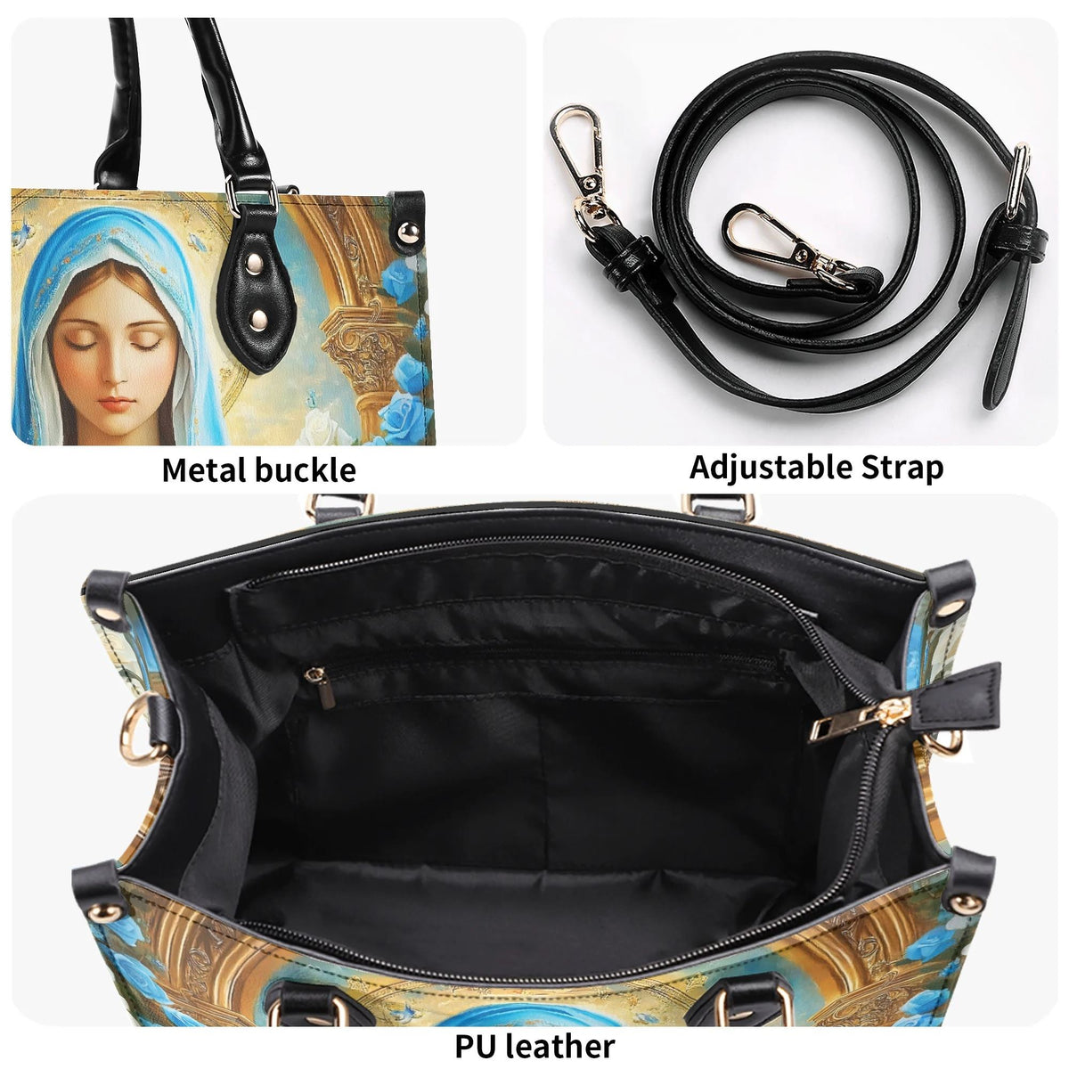 Virgin Mary - Leather Handbag
