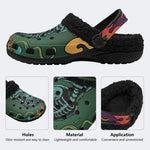 Green Raven - Fur Lined Slippers/Sandals