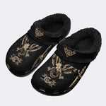 Golden Eagle Print - Fur Lined Slippers