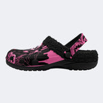 Spooky Pink Ghostface - Fur Lined Slippers/Sandals