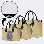 Horror Movies Print - Leather Handbag