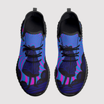 Sneakers aus Netzstoff mit Ncturnal-Print