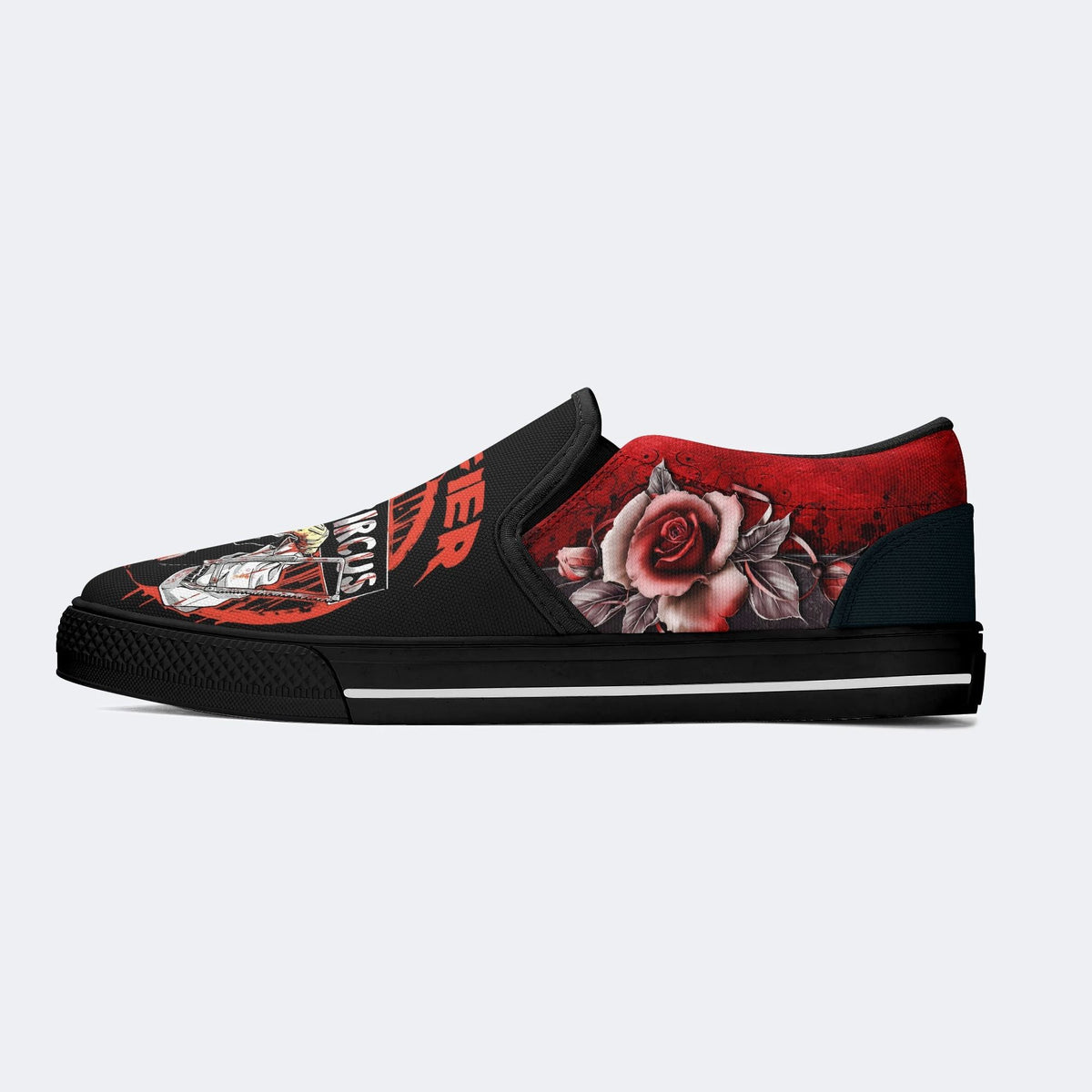 Unisex Horror Print - Slip On Shoes