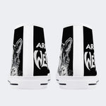 Are Your A Werewolf Print - High Top Canvas