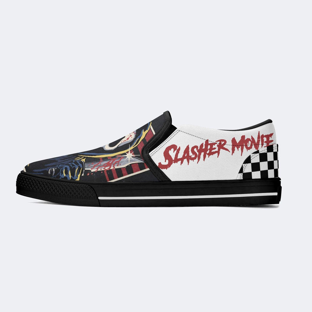 Horror Ghostface Print - Slip On Shoes