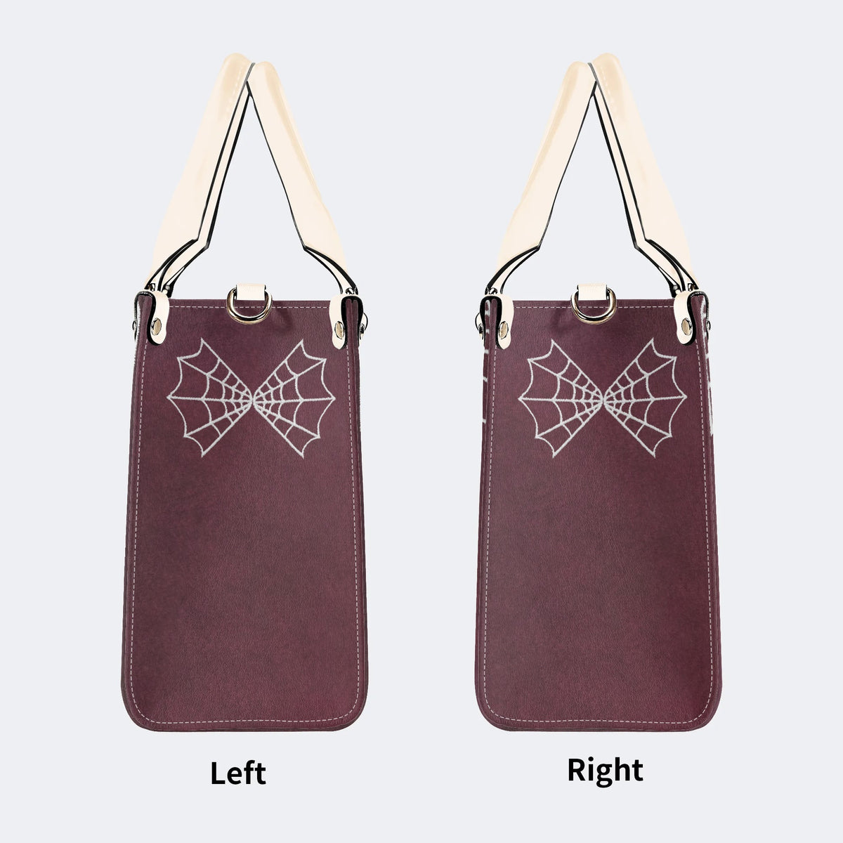 Trivia Moth Print - Leather Handbag