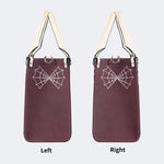 Trivia Moth Print - Leather Handbag