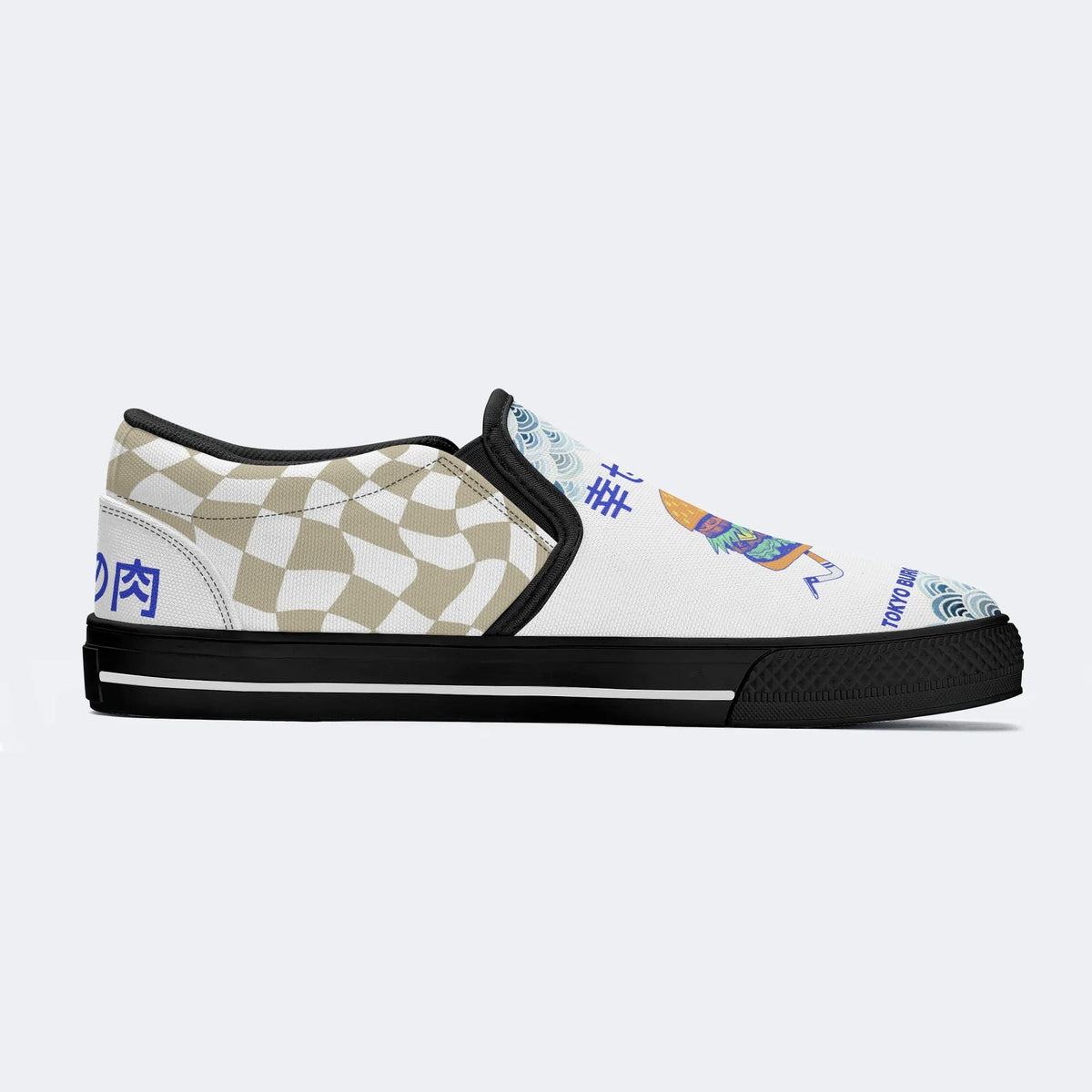 Burgerman Print - Slip On Shoes