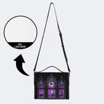 Forest Outside The Window - Leather Satchel Bag