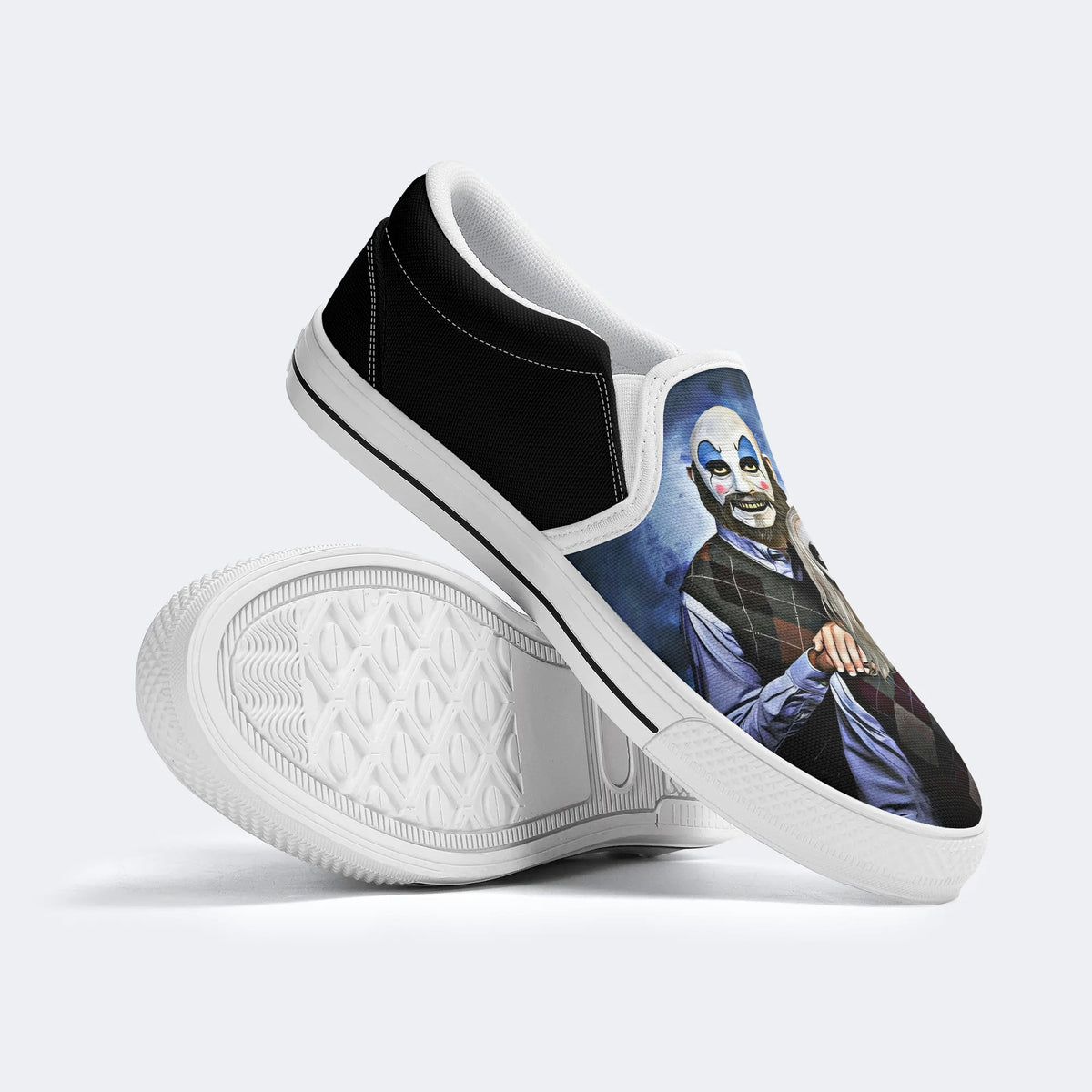 Horror Captain Spaulding House Of 1000 Corpses Print - Slip On Shoes