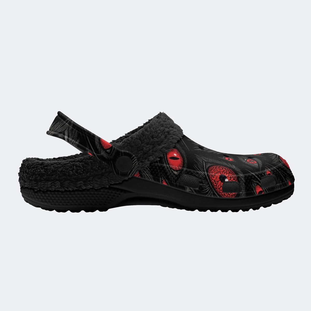 Abyss Eyes - Fur Lined Slippers/Sandals