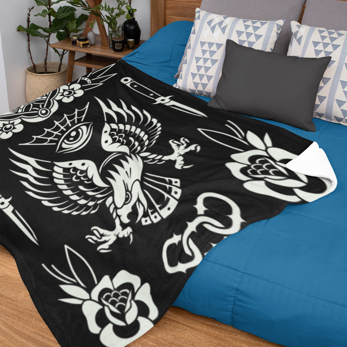 Golden Eagle Print - Blanket