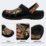 Gothic Pumpkin Witch Halloween - Fur Lined Slippers/Sandals