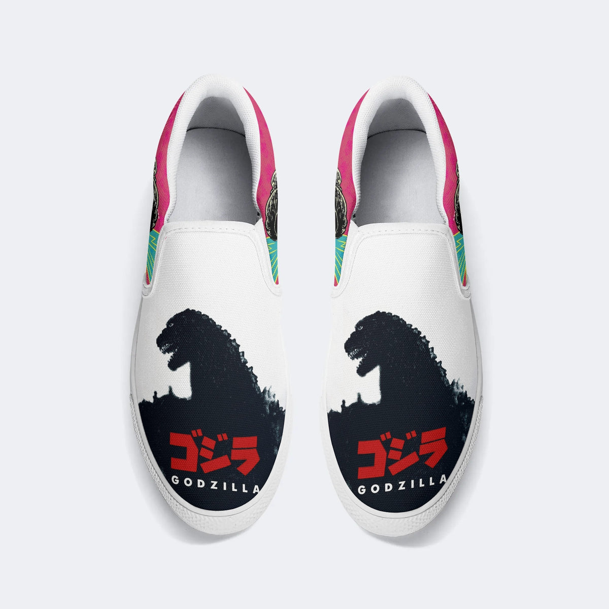 Monsters Print - Slip On Shoes