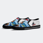 Jaws Movie Retro Print - Slip On Shoes