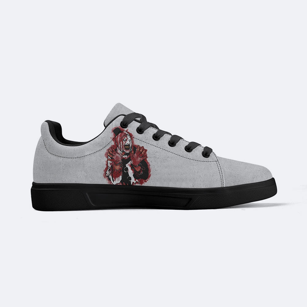 Unisex Horror Print - Skateboard Sneakers