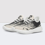 Figure Graphic Print Mesh Knit Sneakers