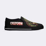 Horror Movie Vintage Graphic Print - Slip On Shoes