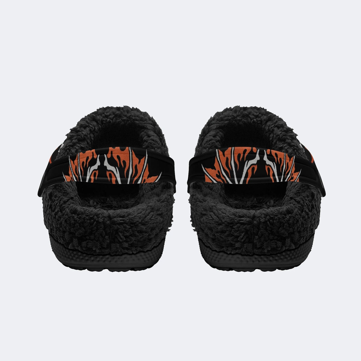 Flame Skeleton Hands - Fur Lined Slippers/Sandals