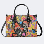 Hallucinogenic Mushrooms - Leather Handbag