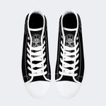 Unisex Totenkopf Druck - High Top Canvas