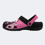 Gothmas Xmas Ghost‑ Fur Lined Slippers/Sandals