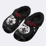 Horror Movie Graphic - Fur Lined Slippers