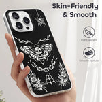 Death Moth Vintage Print - Phone Case