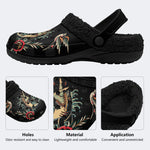 Sea Shark Print - Fur Lined Slippers/Sandals