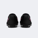 Pink Death Moth Print - Slip On Shoes