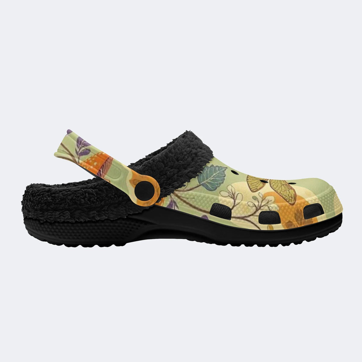 Boho Pastel Dragonfly - Fur Lined Slippers/Sandals