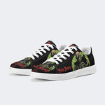 Unisex More Brains Print - Skateboard Sneakers